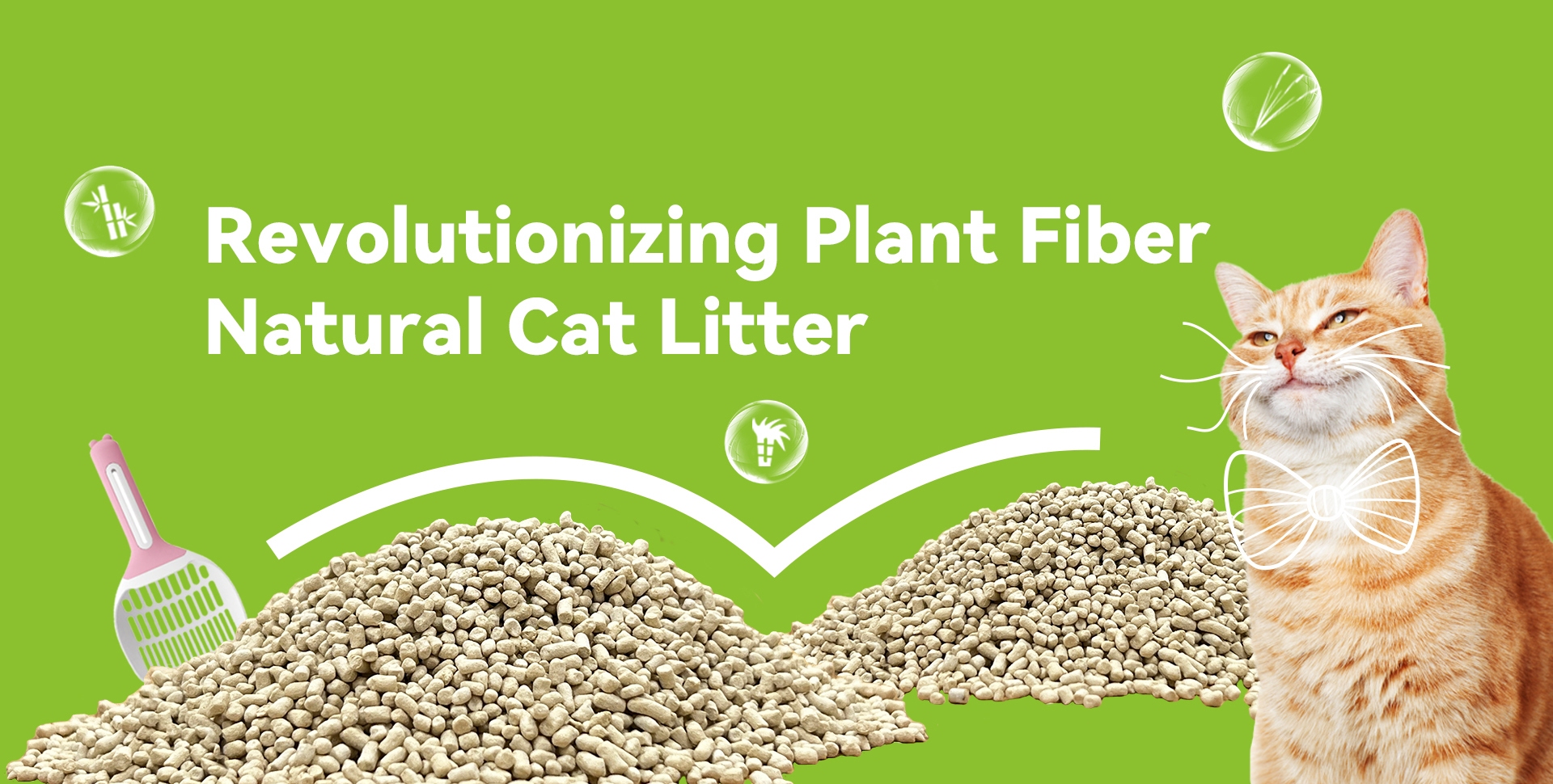 Plant Fiber Cat Litter