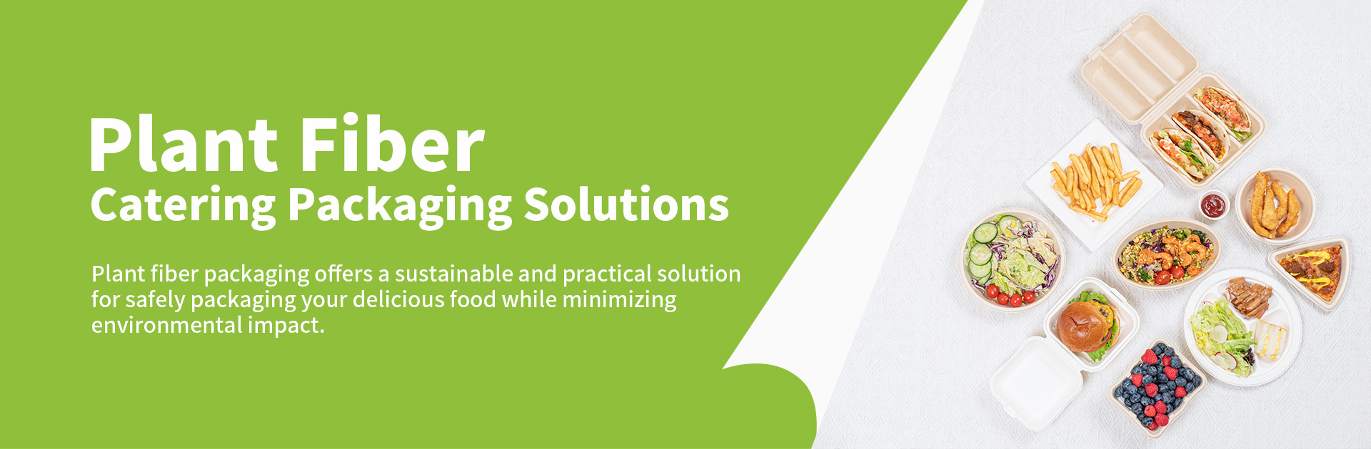 Plant Fiber Catering Packaging Solution